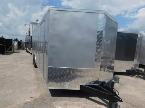 Fast Cargo Silver Frost 8.5×28 Enclosed Trailer For Sale