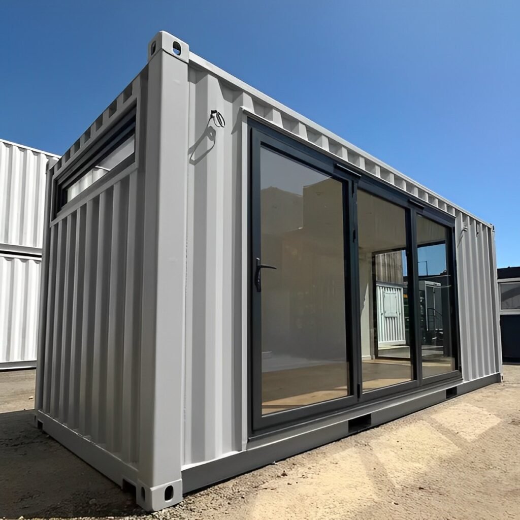 20ft x 8ft Custom Shipping Container Converted Office