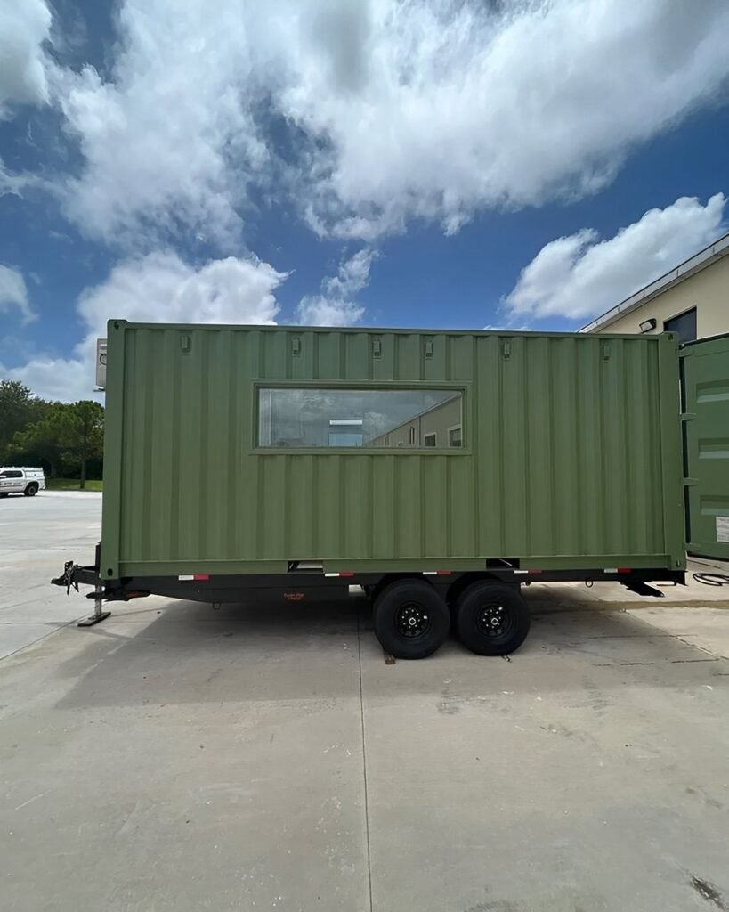 20ft x 8ft Portable Container House On Wheels Key Benefits