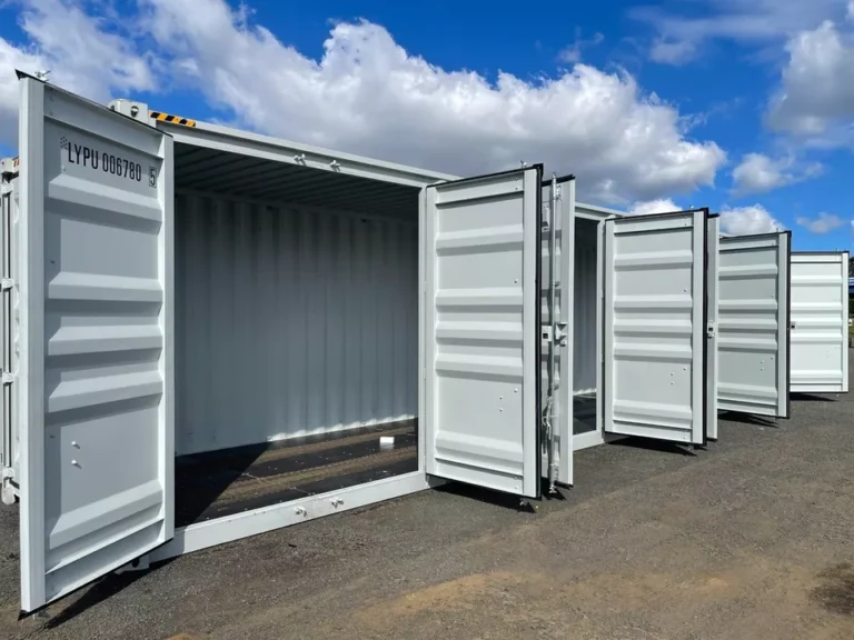 40FT High Cube Storage Shipping Container Conex w/4 Open Side Door 9.5′ Tall - Image 9