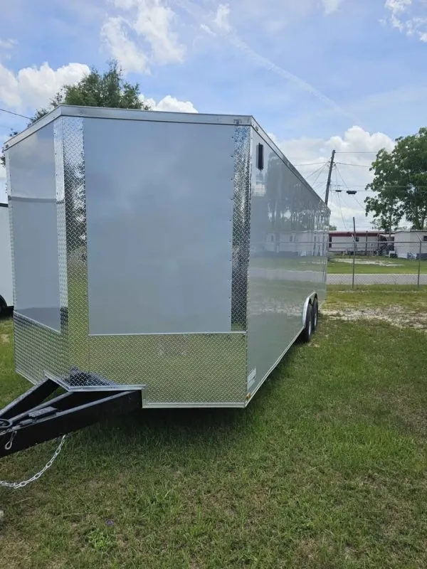 Anvil Silver Frost 8.5×24 Snowmobile Trailer For Sale