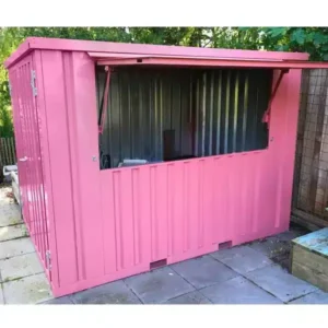 Demountable container bar 3 x 2 XL meters Pink RAL