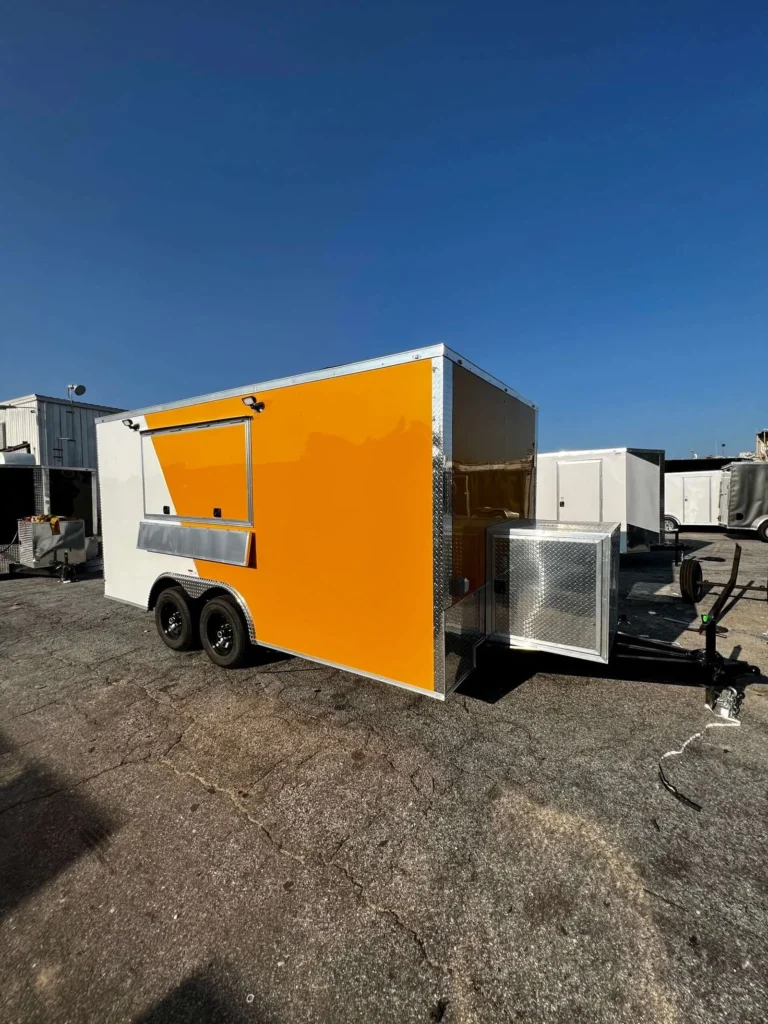 Hook and Line Cargo Custom 8.5×16 Concession Trailer
