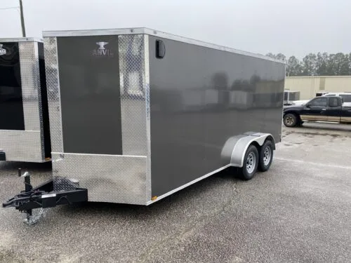 Anvil 7×16 Enclosed Motorcycle Trailer For Sale